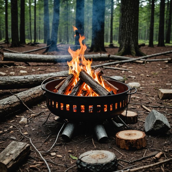 Quelles techniques utiliser pour allumer un feu de camp en conditions de haute humidité?